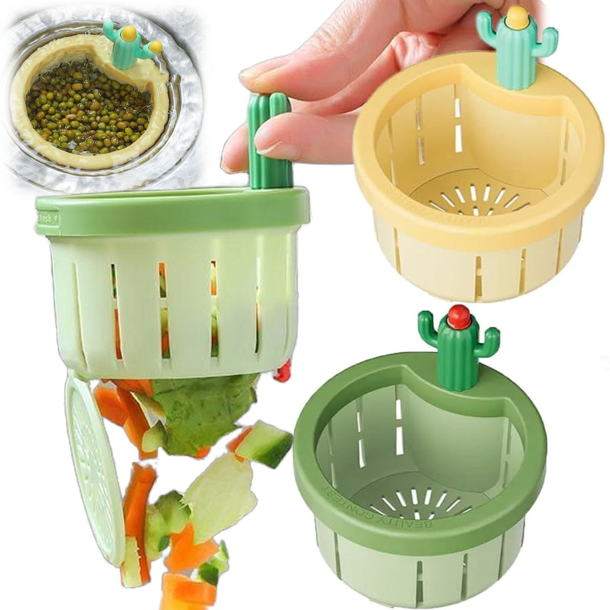 Cactus Kitchen Automatic Dumping Sink Filter