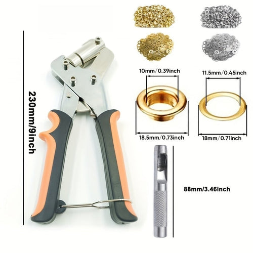 500 Sets of Eyelets with Installation Pliers