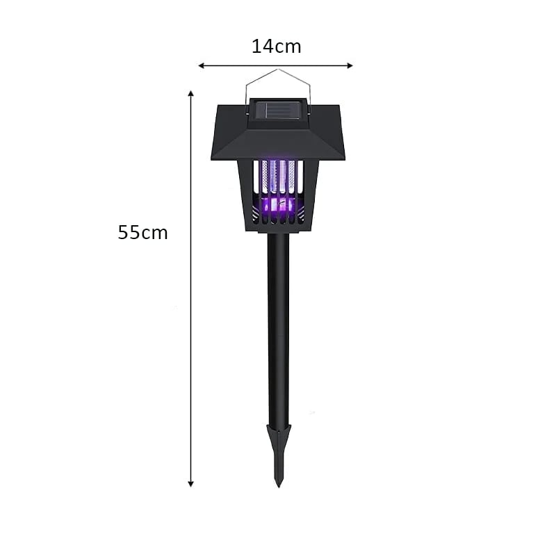 Solar Powered Mosquito Zapper & Garden Stake Light