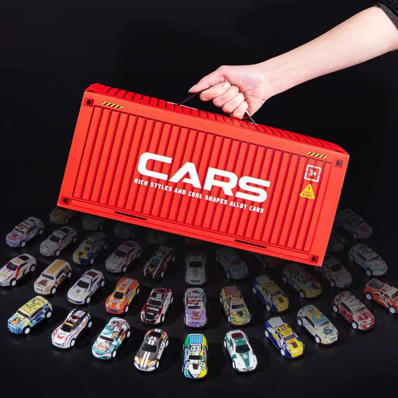 CHRISTMAS PROMOTION 49% OFF🎁48 Mini Pull-Back Cars with Built-In Garage Set