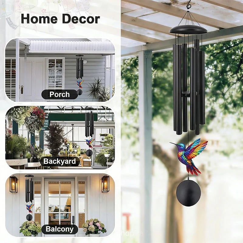 Vintage Metal Memorial Wind Chimes for Garden