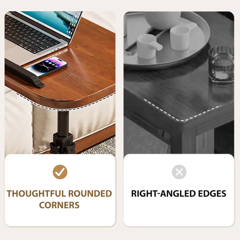 C Shaped Adjustable Flip Table