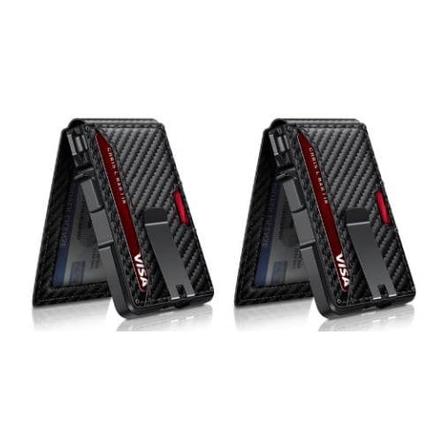 Anti-theft aluminum alloy card holder