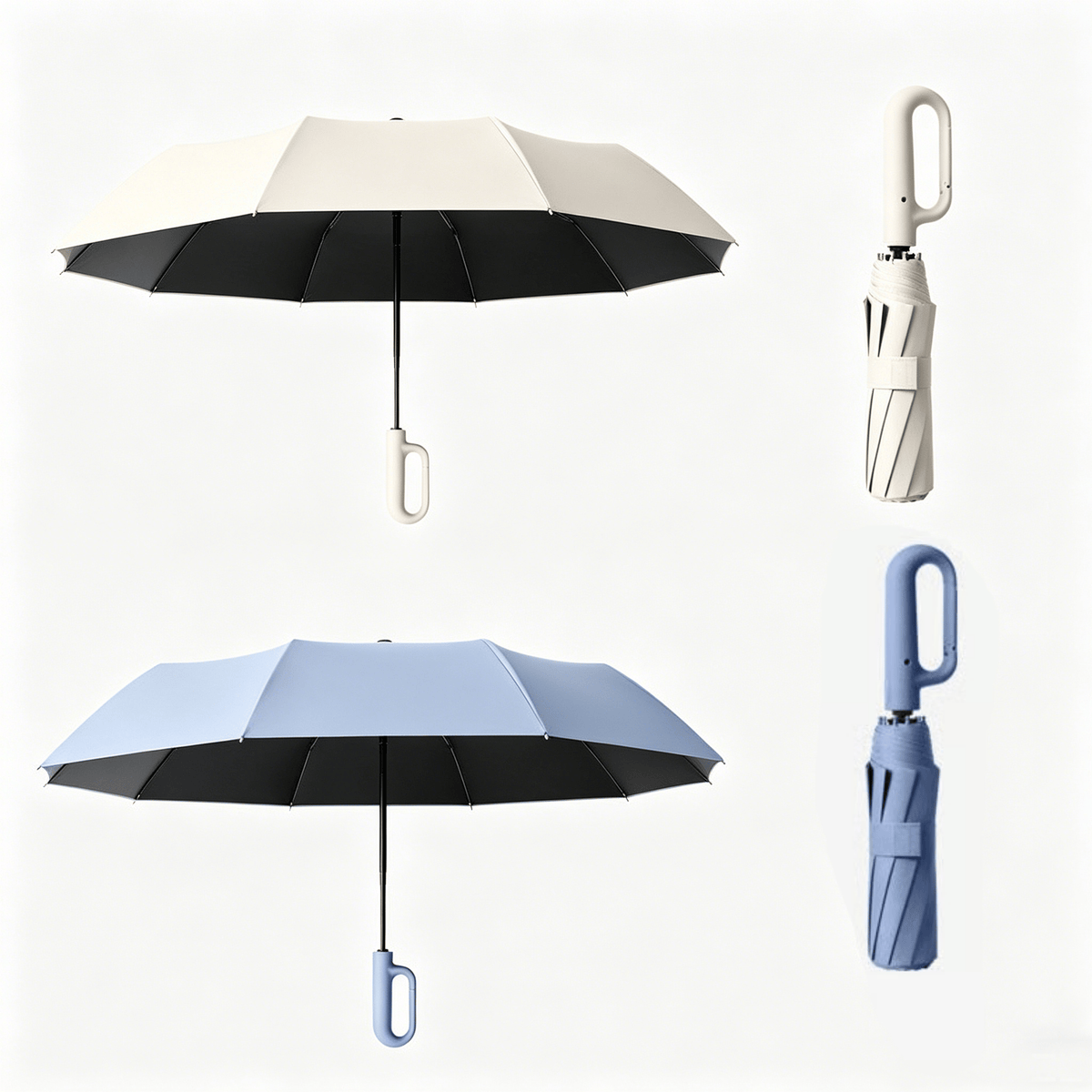 Creative Ring Buckle Windproof Reinforced Umbrella