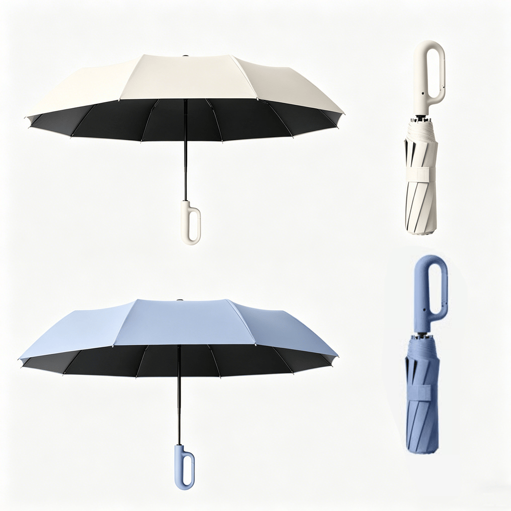 Creative Ring Buckle Windproof Reinforced Umbrella
