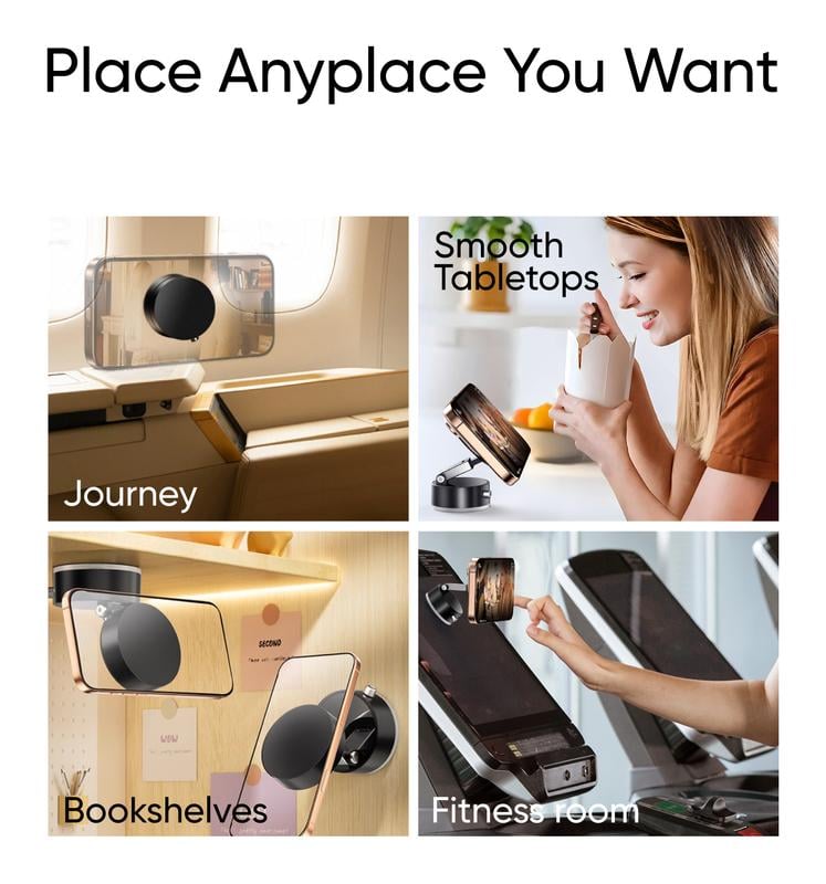 🔥Vacuum Magnetic Phone Stand - Strong Magnet