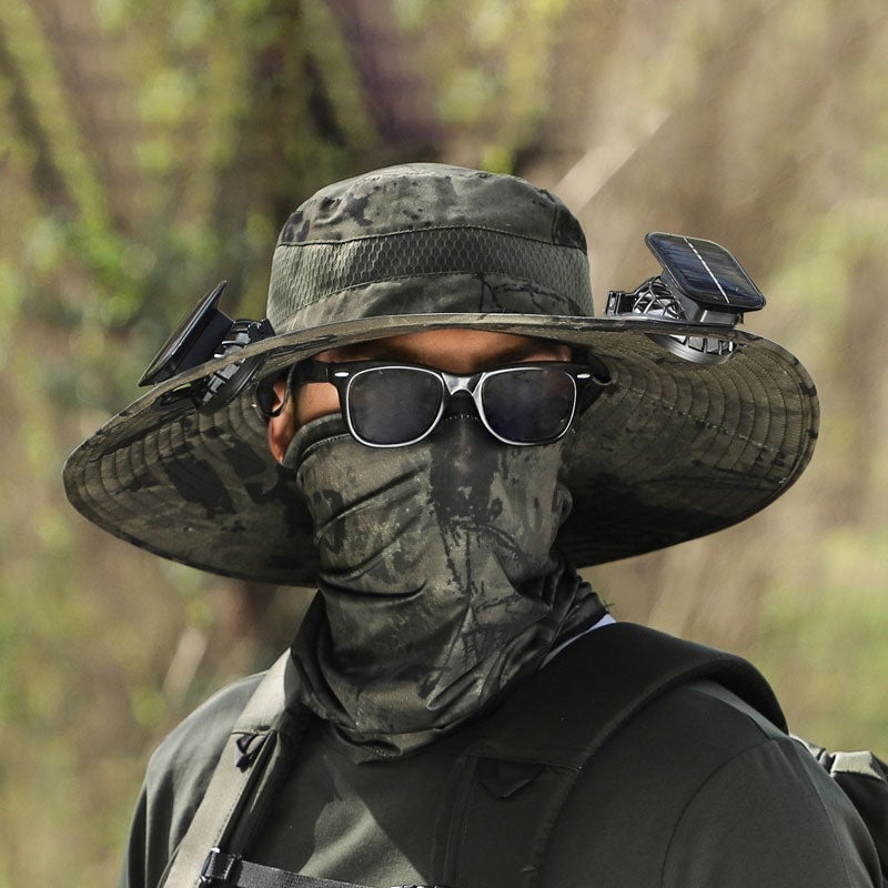 ✨Solar Fan Outdoor Fishing Hat