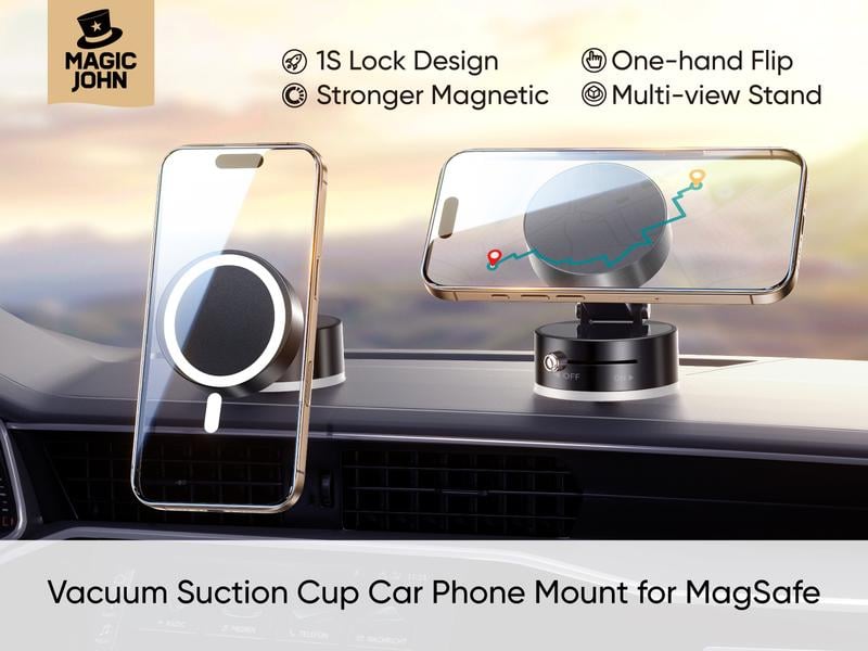 🔥Vacuum Magnetic Phone Stand - Strong Magnet