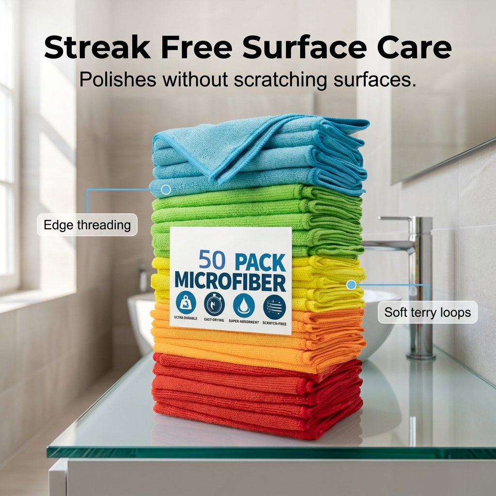 🏆Hot Sale⚡Bulk Pack Microfiber Towels