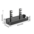 Adjustable No-Drill Under-Desk Cable Organizer