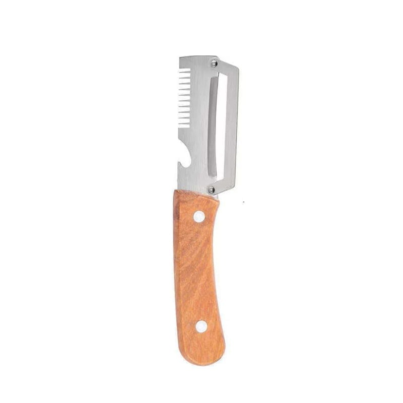 Kitchen Multi-Function Stainless Steel Thickened Fruit Peeler Knife