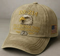 DD-214 Veteran Flat-embroidery cap