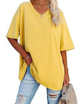🍃V-Neck Loose Casual Short Sleeve T-Shirt