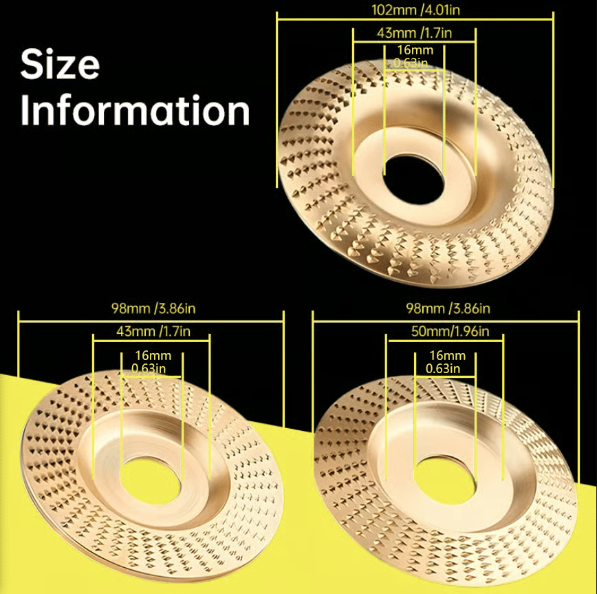 🛠️3PCS Wood Carving Disc Set