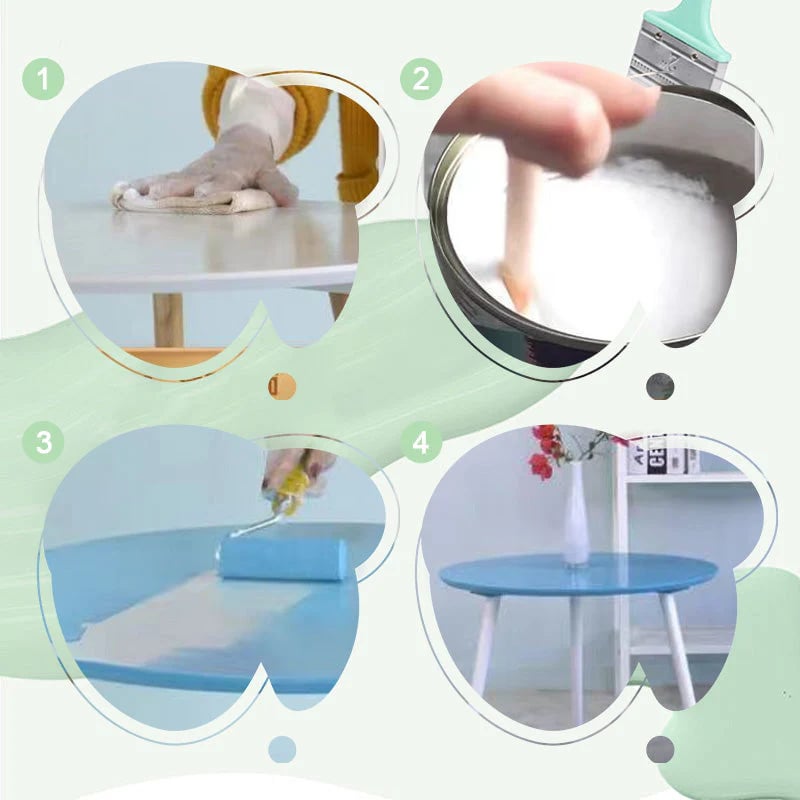 🍃 Eco‑Friendly Water‑Based Furniture Paint for Restoration and Renovation