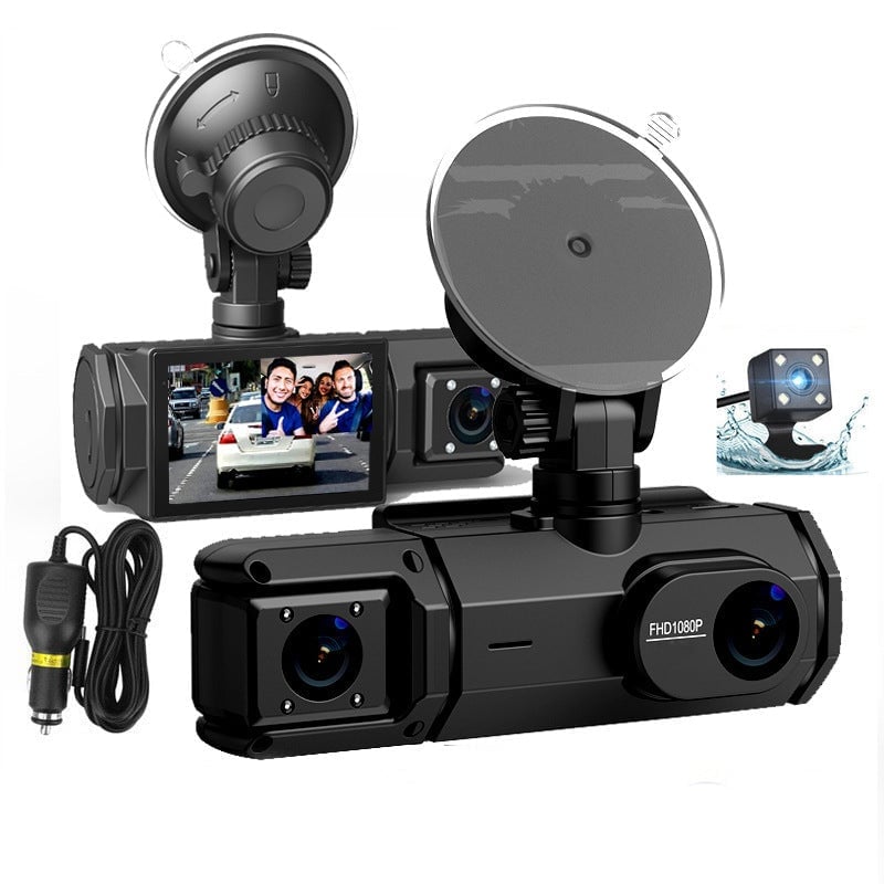 Three-Lens Driving Recorder