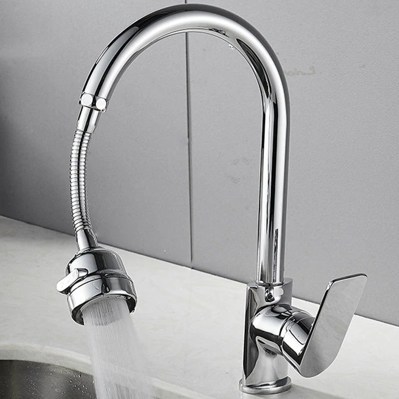 Kitchen Faucet with 360° Swivel Handheld Spray