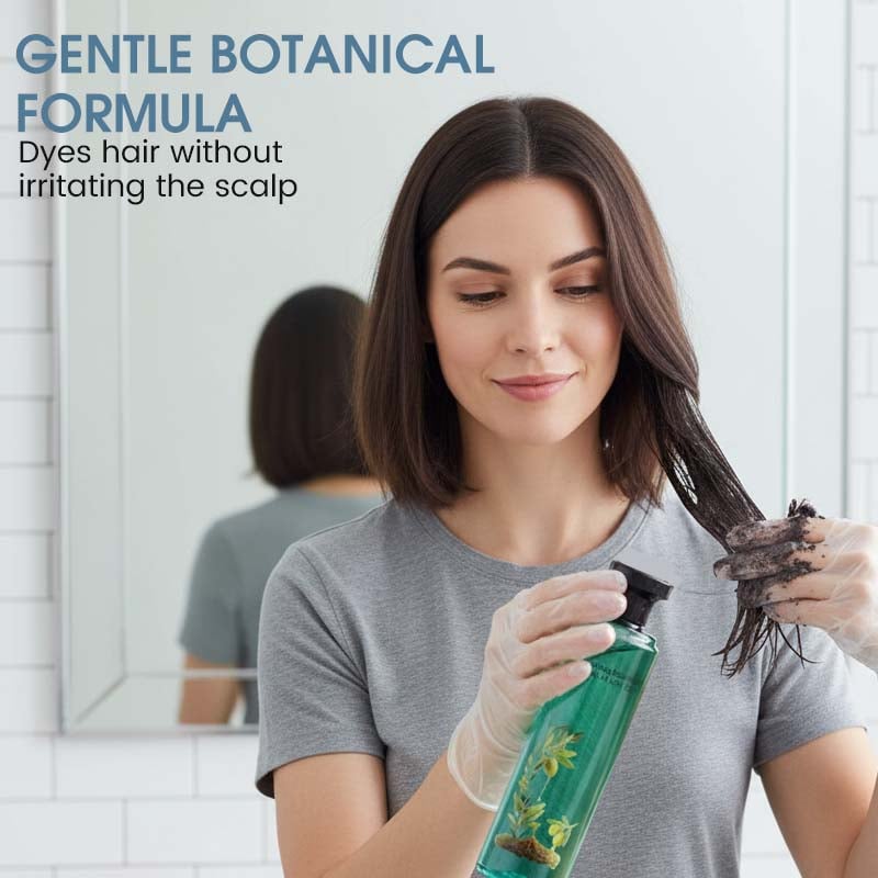 Long-Lasting Botanical Essential Oil Hair Dye