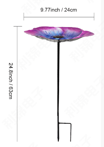 Attract Wild Birds Instantly – Durable 2-in-1 Flower Bird Bath for Every Outdoor Space