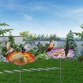 Attract Wild Birds Instantly – Durable 2-in-1 Flower Bird Bath for Every Outdoor Space