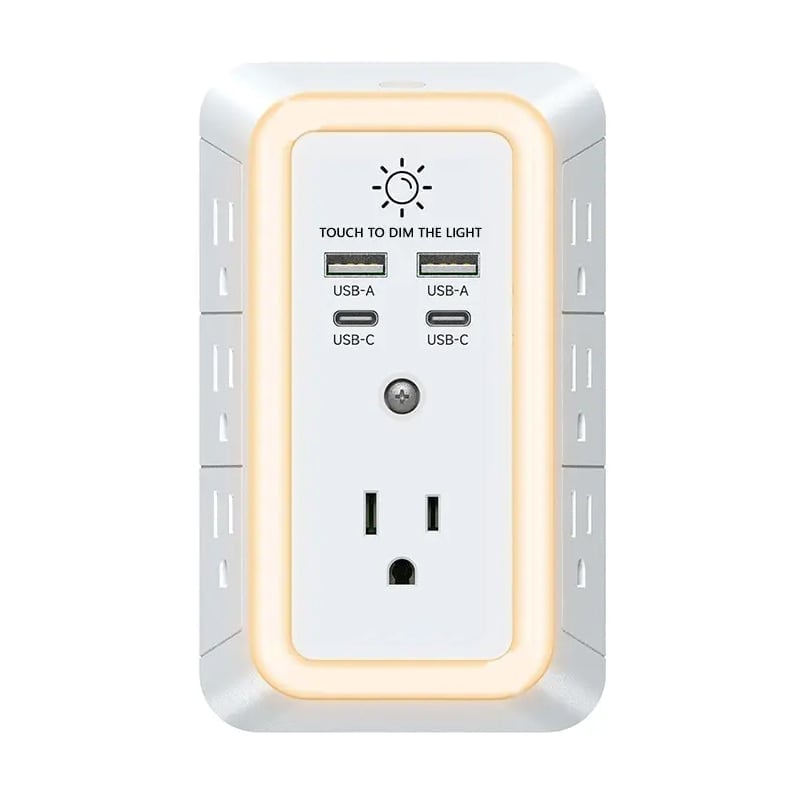 🔥10-in-1 ETL-Certified Surge Protector Power Outlet