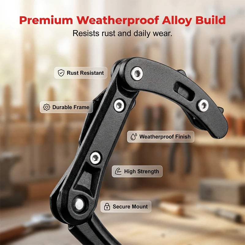 📢📢 !! ⏰Universal Adjustable Aluminum Alloy Bicycle Side Kickstand