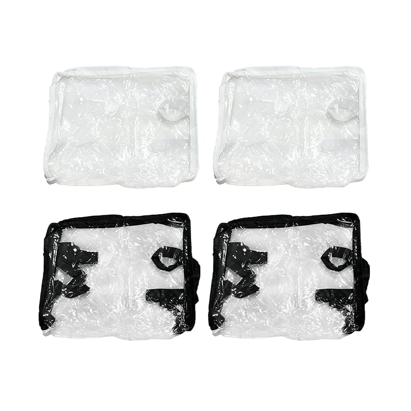 Large Clear Thick Plastic Storage Bag with a zipper