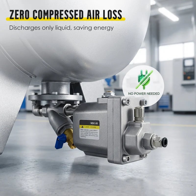 Zero Air Loss Automatic Drain Valve