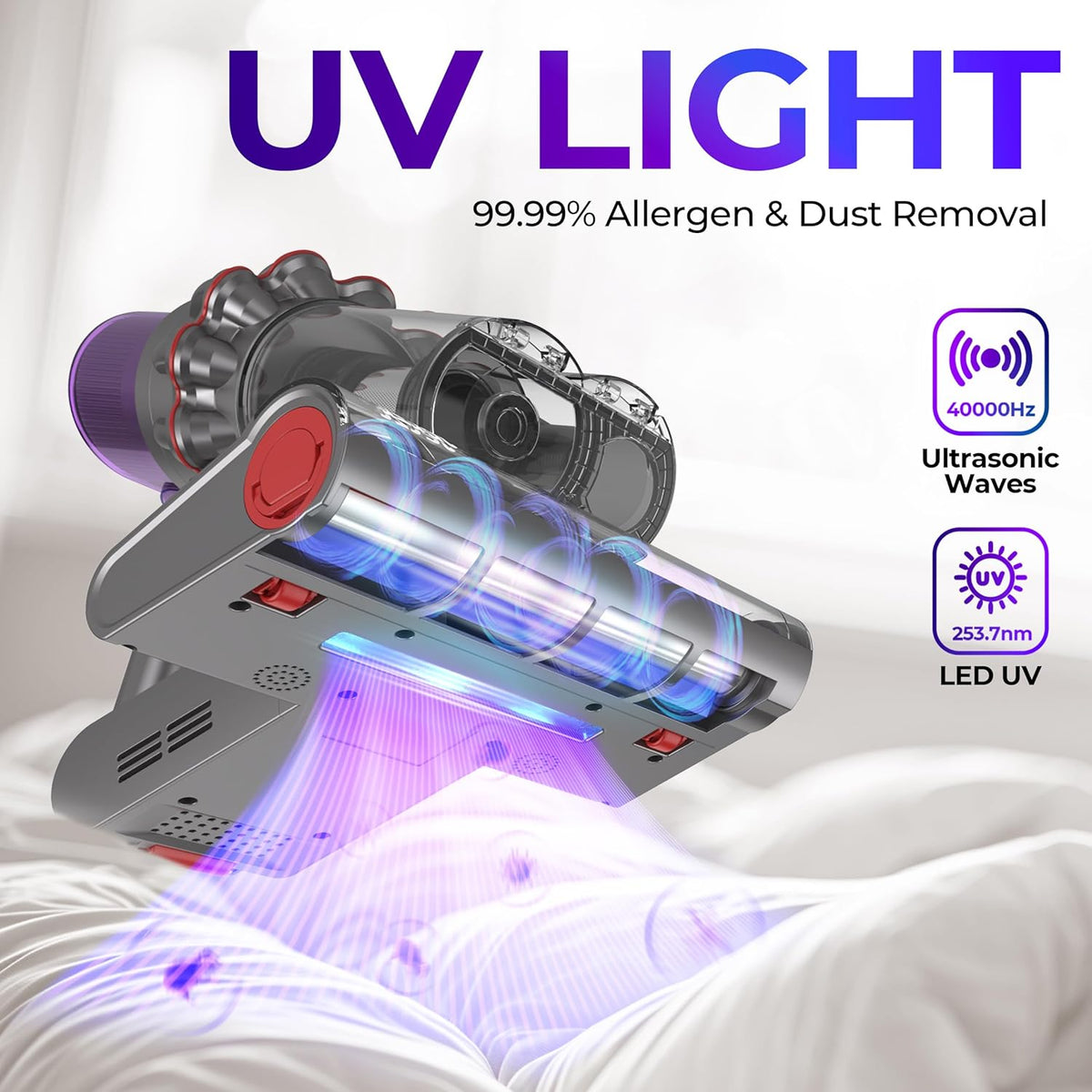 Powerful UV Bed Vacuum Cleaner