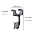 ✨ Multifunctional 360 Rotatable Car Rearview Mirror Phone Holder