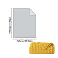 Premium Bamboo-Cotton Waffle Weave Blanket