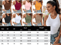 Built-in Bra Ribbed Round Neck Tank Top