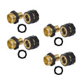 3/4 Inch Garden Hose Quick Connector 4 Sets/bag