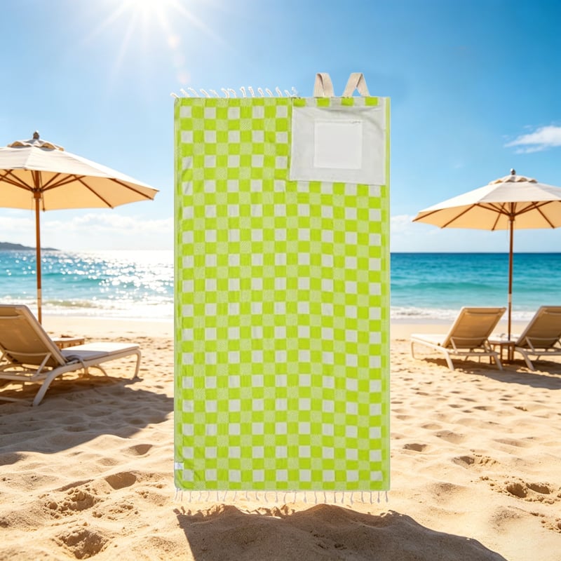 2-in-1 Convertible Beach Towel Bag