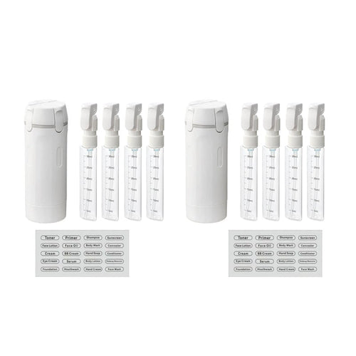 4-in-1 Leakproof Rotatable Travel Dispenser Set