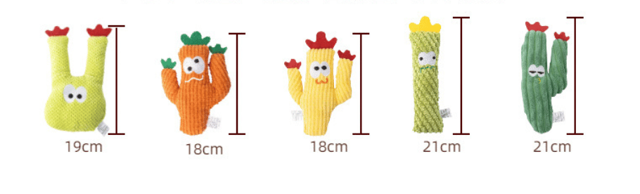 🔥5pcHandmade Soft Cactus Kitten Chew Toys with Natural Catnip