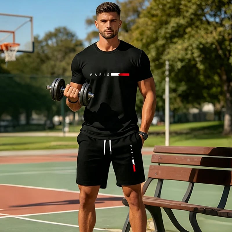 👕 LIMITED-TIME 49% OFF! ✨ Men’s Printed 2-Piece Set