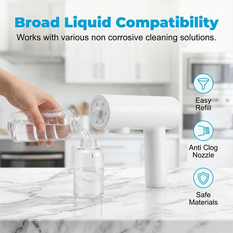 🔥While Supplies Last !🎉 Cordless Nano Atomizer Disinfectant Sprayer Gun