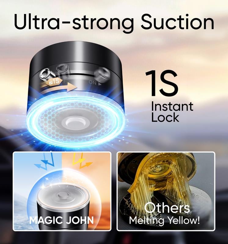 🔥Vacuum Magnetic Phone Stand - Strong Magnet