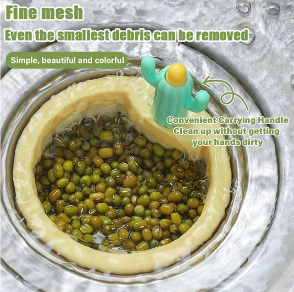 Cactus Kitchen Automatic Dumping Sink Filter