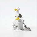 Seagull "MINE!" Sound Button Keychain