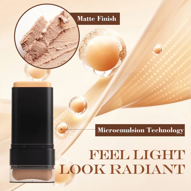 🎁2025 Hot Sale💕Hydrating Lightweight Foundation Stick with Brush