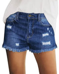 🍃Raw Hem Denim Shorts