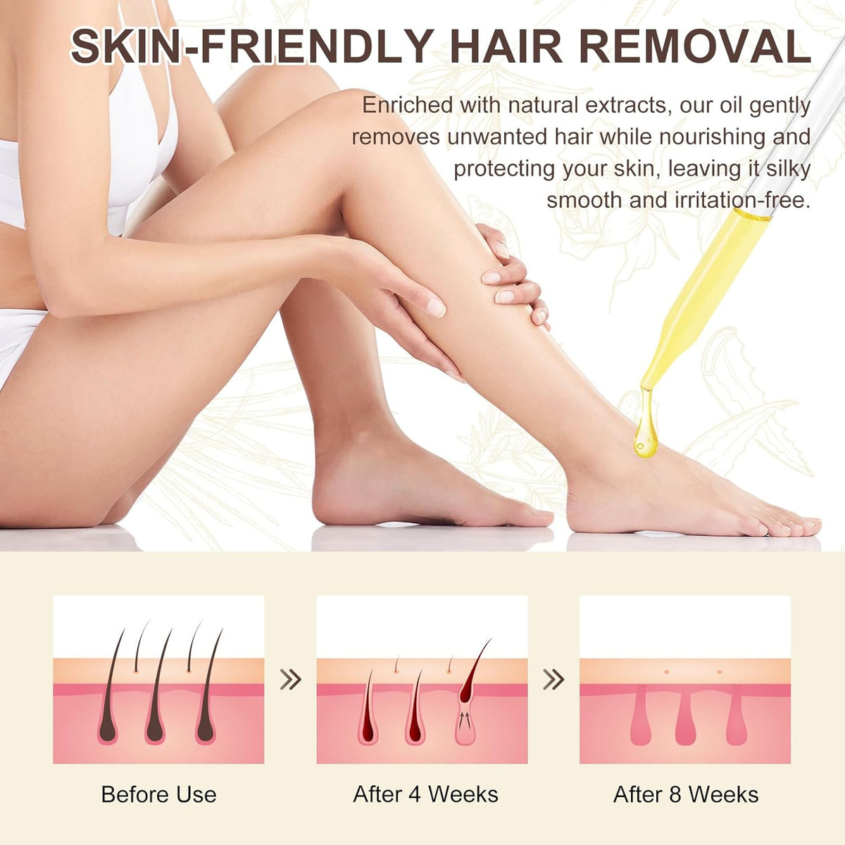🏆Flash Sale⚡ 50K+ SOLD! Almost Gone-💥All in One Hair removal oil