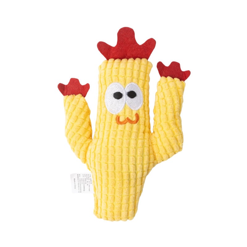 🔥5pcHandmade Soft Cactus Kitten Chew Toys with Natural Catnip