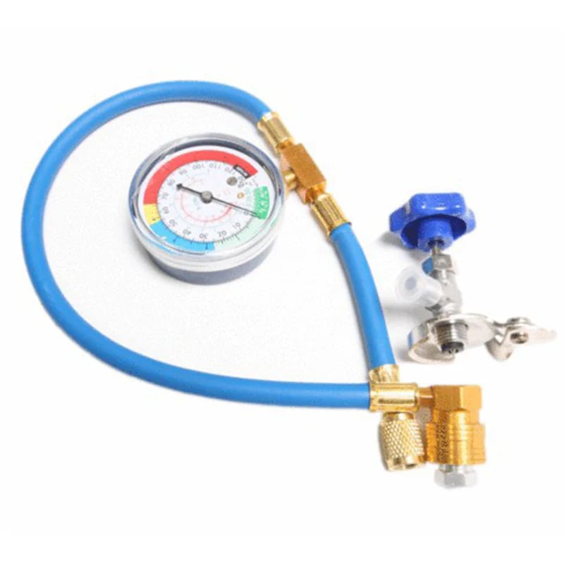🎯 ! R134a AC Hose with Precision Gauge – Easy-to-Read Dial, Professional Grade 📊🚛 【Flash Sale】
