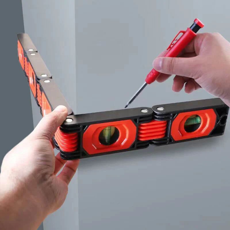 Folding Level Ruler Accurate Level Angle Finder Gauge Folding Extend