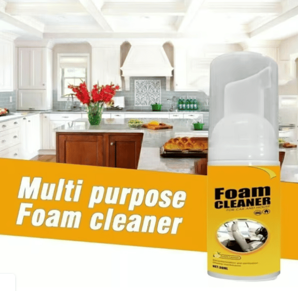 💥Home Cleaning Foam Cleaner Spray Multi-purpose Anti-aging Cleaner Tools for Car Interiors or Home Appliance
