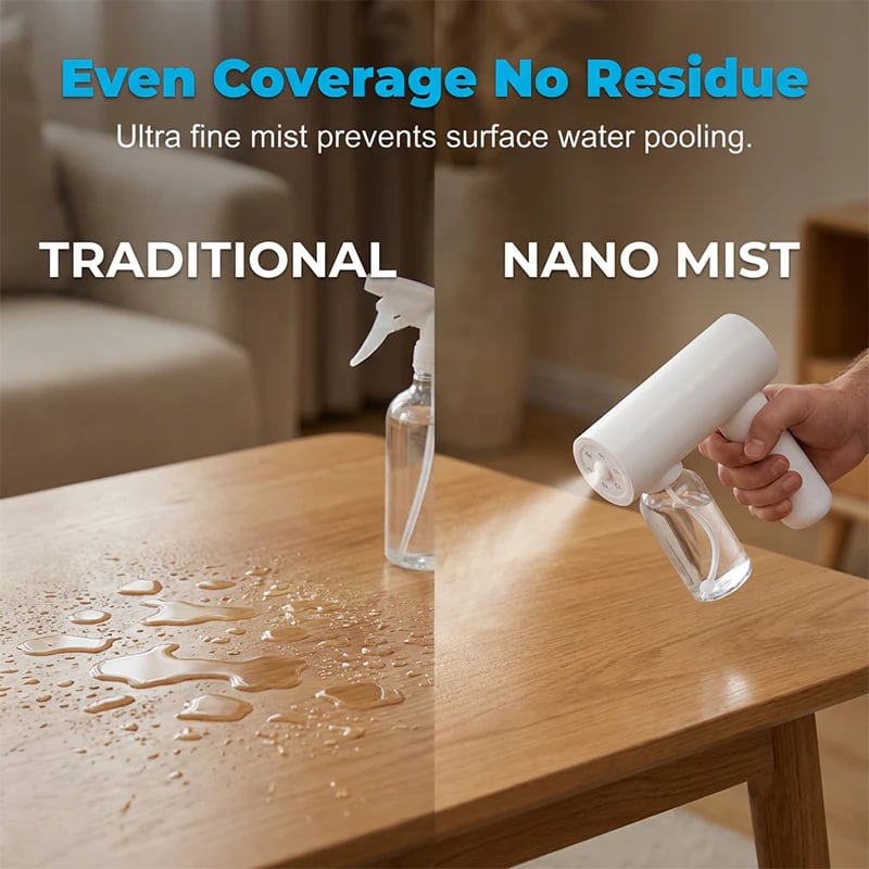 🔥While Supplies Last !🎉 Cordless Nano Atomizer Disinfectant Sprayer Gun