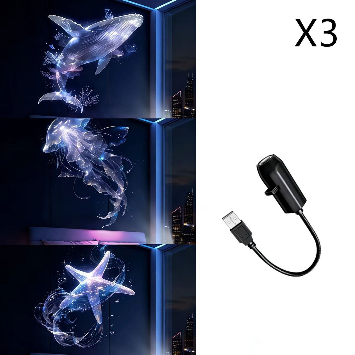 Starry Ocean Projection Lamp